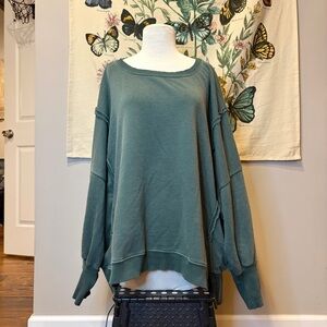 We The Free Deep Green Sweatshirt